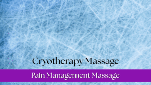Cryotherapy massage